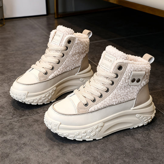 Fleecegefütterte Winter-Schneestiefel für Damen