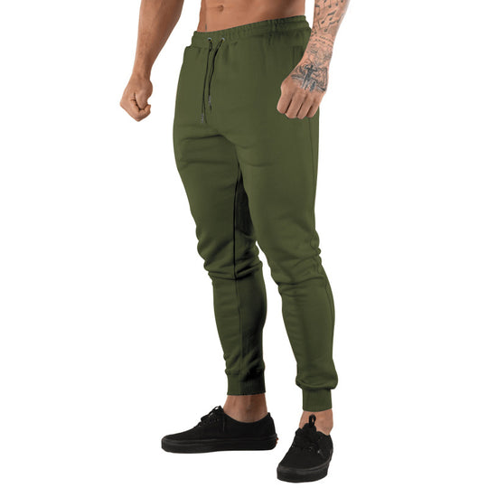 Herren Sportliche Jogginghose mit elastischem Bund und praktischen Reißverschlusstaschen Heidi-Mode