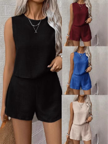 Damen Komfortables Set aus Top und Shorts Heidi-Mode