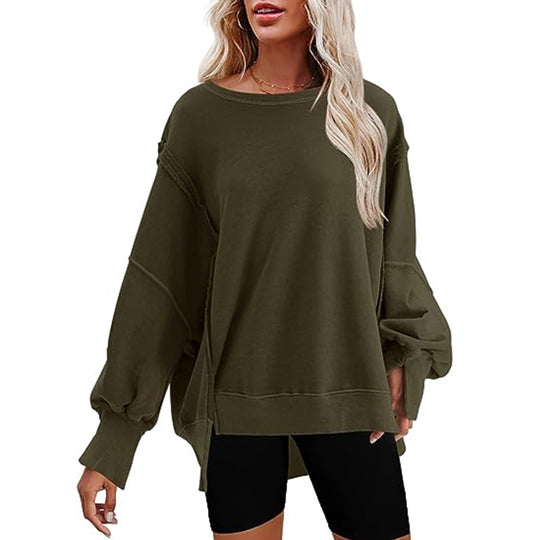 Damen Oversized Sweatshirt Heidi-Mode