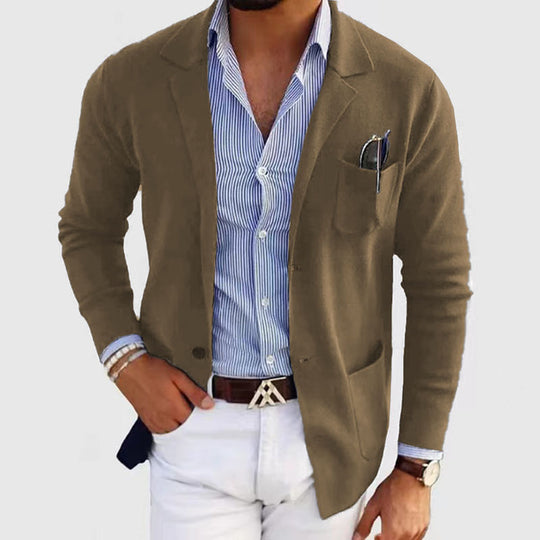 Herren eleganter Strickblazer Heidi-Mode