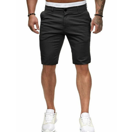 Herren Chino Stil Freizeit Shorts Heidi-Mode