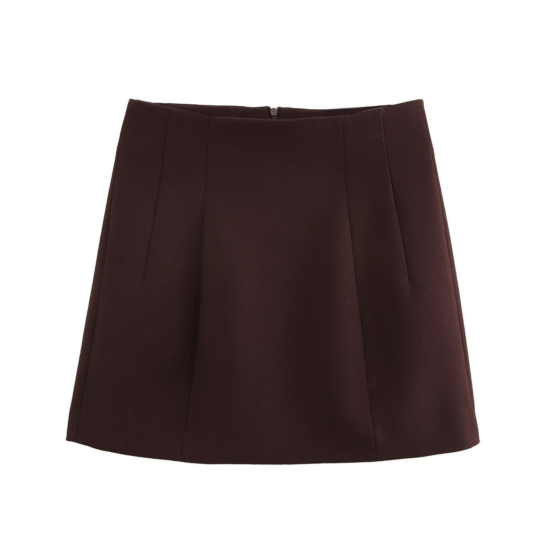 Heidi-Mode | Hem Mantel Eimer Hose Mini Rock Drei-teiligen Set
