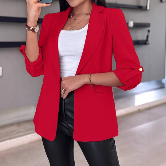 Damen Elegante und modische Blazerjacke mit perfekter Passform Heidi-Mode
