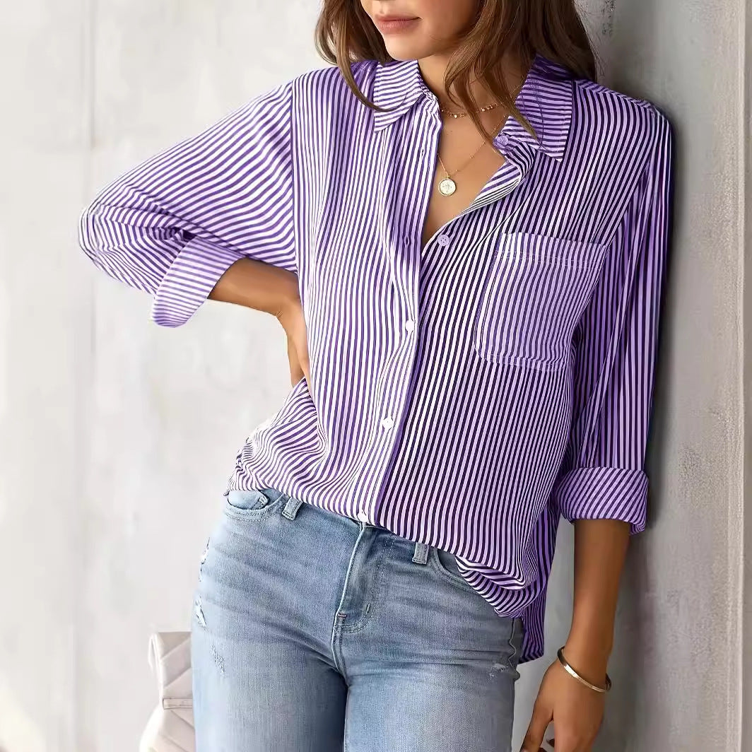 Damen lässige Hemdbluse Heidi-Mode