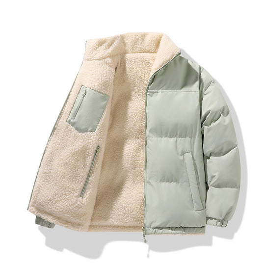 Damen warme Steppjacke mit kuscheligem Innenfutter und praktischen Taschen Heidi-Mode