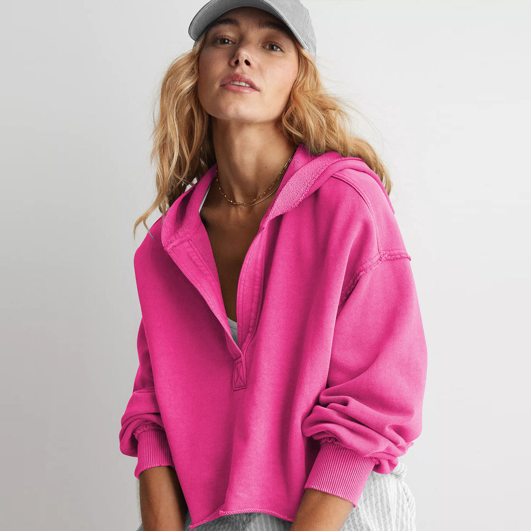 Damen Oversized Kapuzenpullover Heidi-Mode