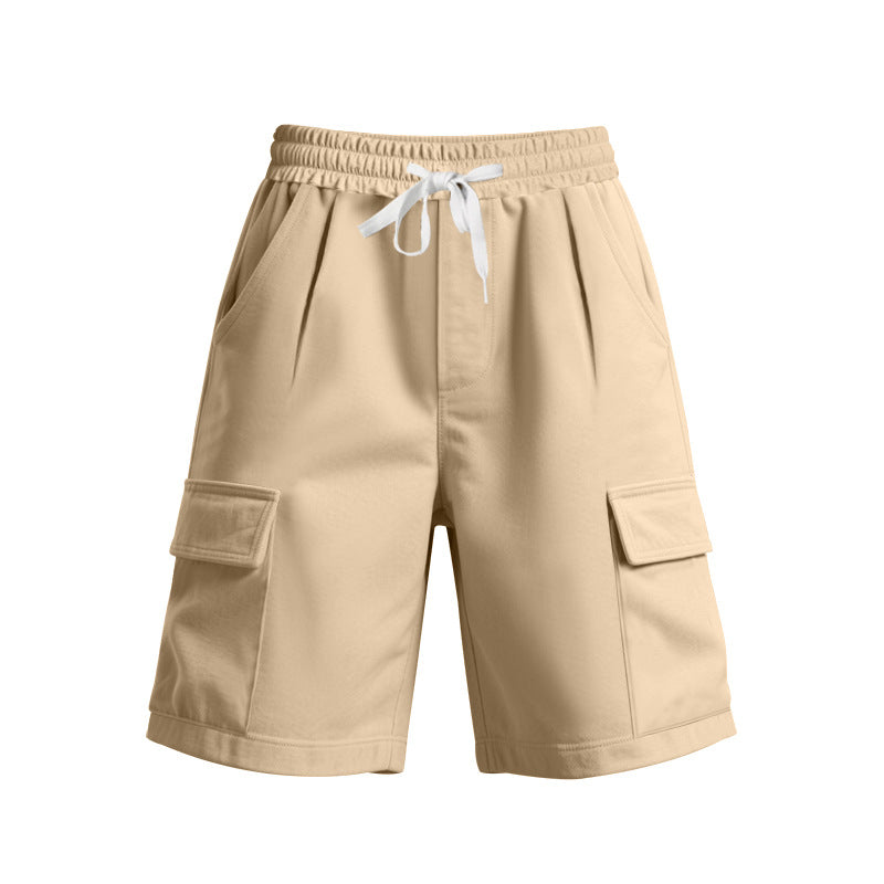 Damen komfortable Cargo-Shorts mit elastischem Bund und praktischen Seitentaschen Heidi-Mode