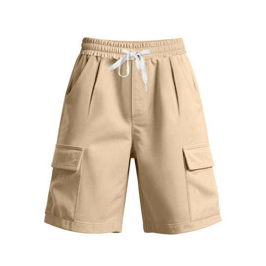Damen komfortable Cargo-Shorts mit elastischem Bund und praktischen Seitentaschen Heidi-Mode