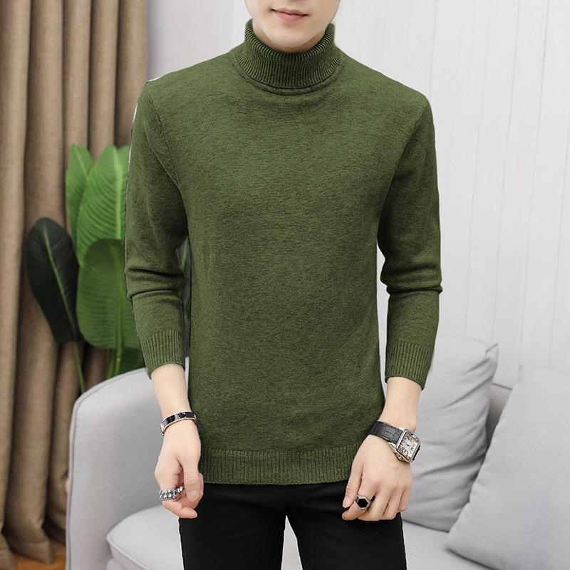 Herren Rollkragenpullover aus weichem Merinowolle Heidi-Mode