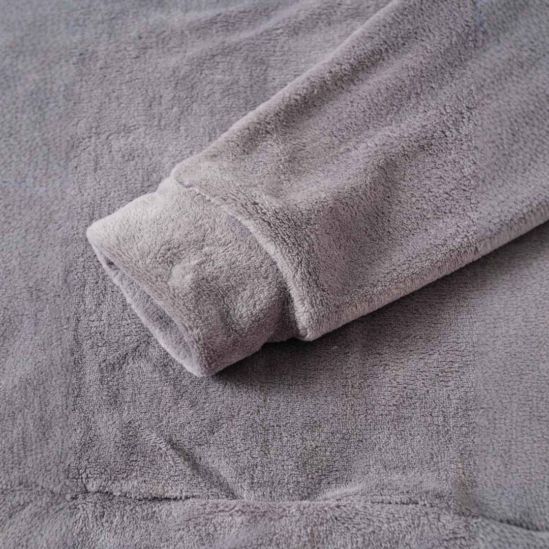 Herren Kuscheliger Fleece-Hoodie mit Kordelzug Heidi-Mode