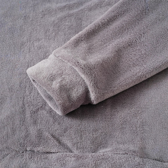 Herren Kuscheliger Fleece-Hoodie mit Kordelzug Heidi-Mode