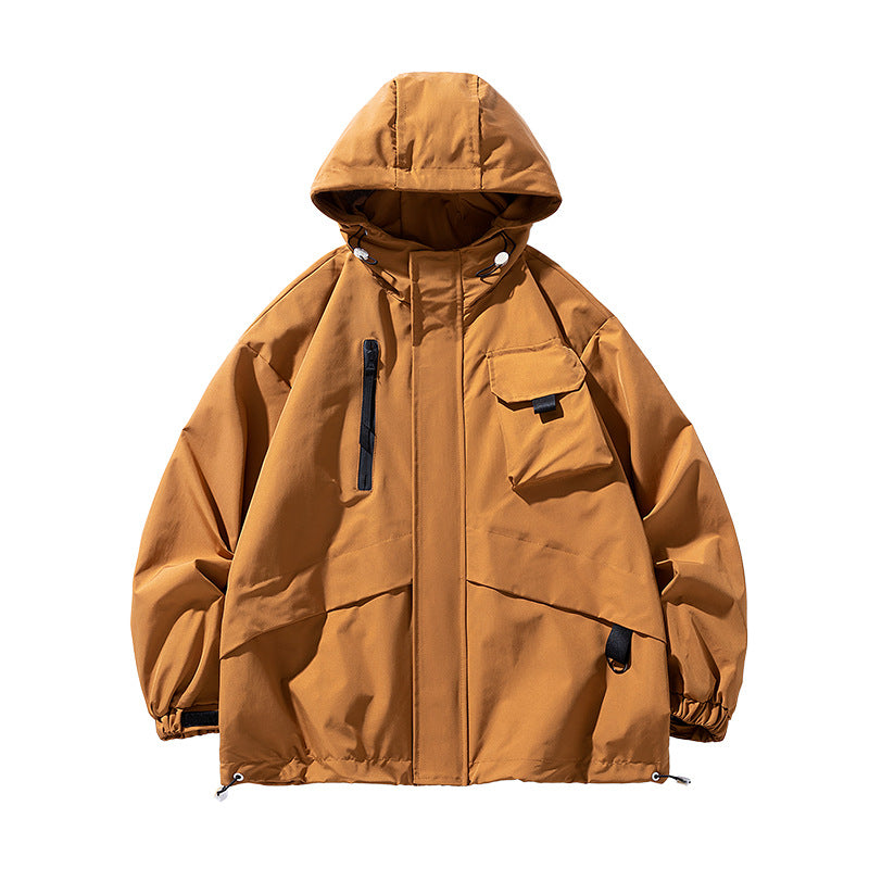 Herren Winddichtes Parka-Jacke Heidi-Mode