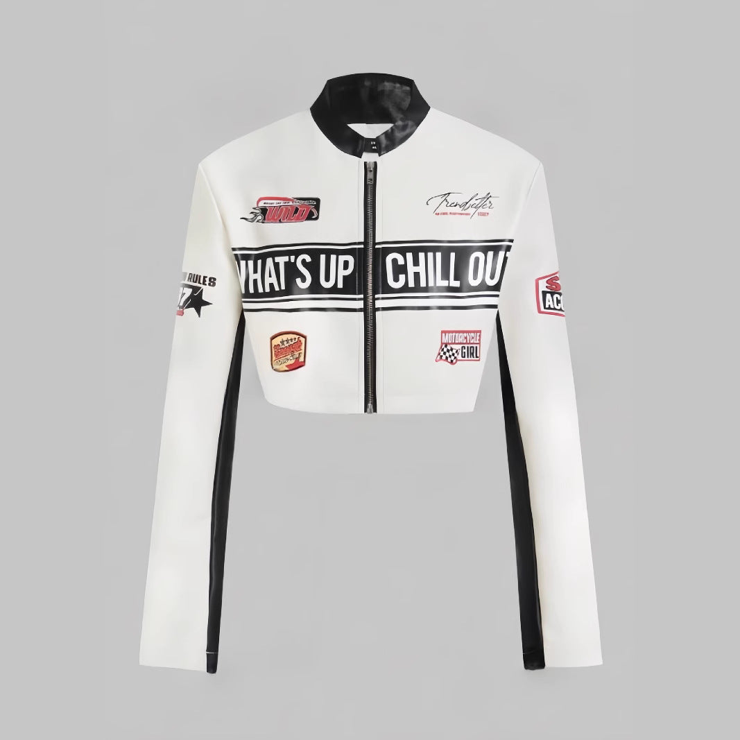 Damen Biker-Jacke Heidi-Mode