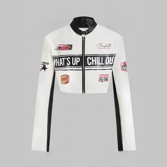 Damen Biker-Jacke Heidi-Mode