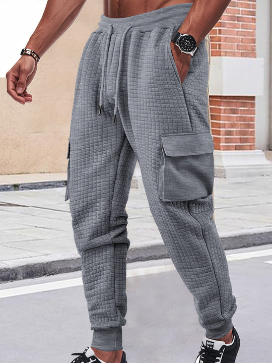 Herren Cargo-Jogginghose mit atmungsaktivem Material und praktischen Seitentaschen Heidi-Mode