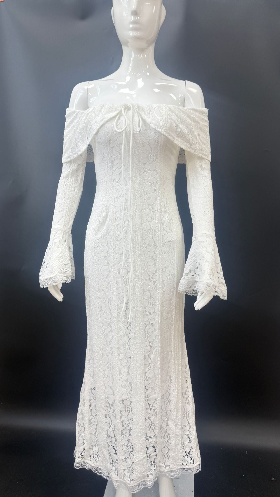 Heidi-Mode | Elegantes Bustier Langes Kleid Slim Fit Meerjungfrau Kleid