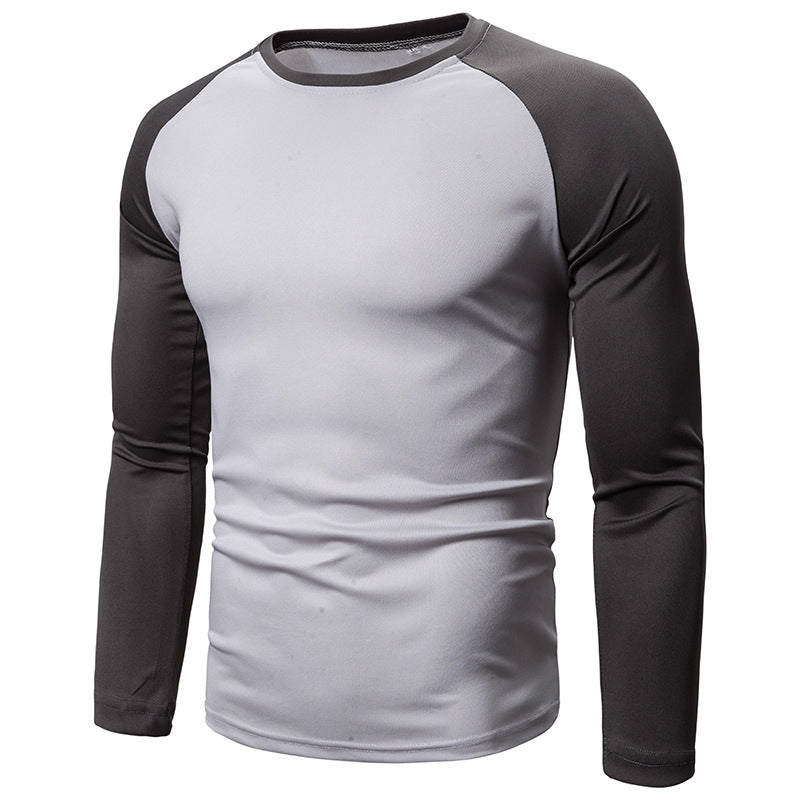 Herren Sportliches Langarm-T-Shirt mit atmungsaktivem Funktionsmaterial Heidi-Mode