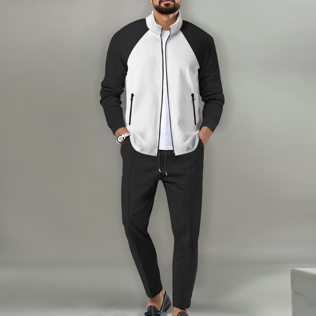 Herren Sportlicher Track-Suit mit High-Tech-Materialien Heidi-Mode