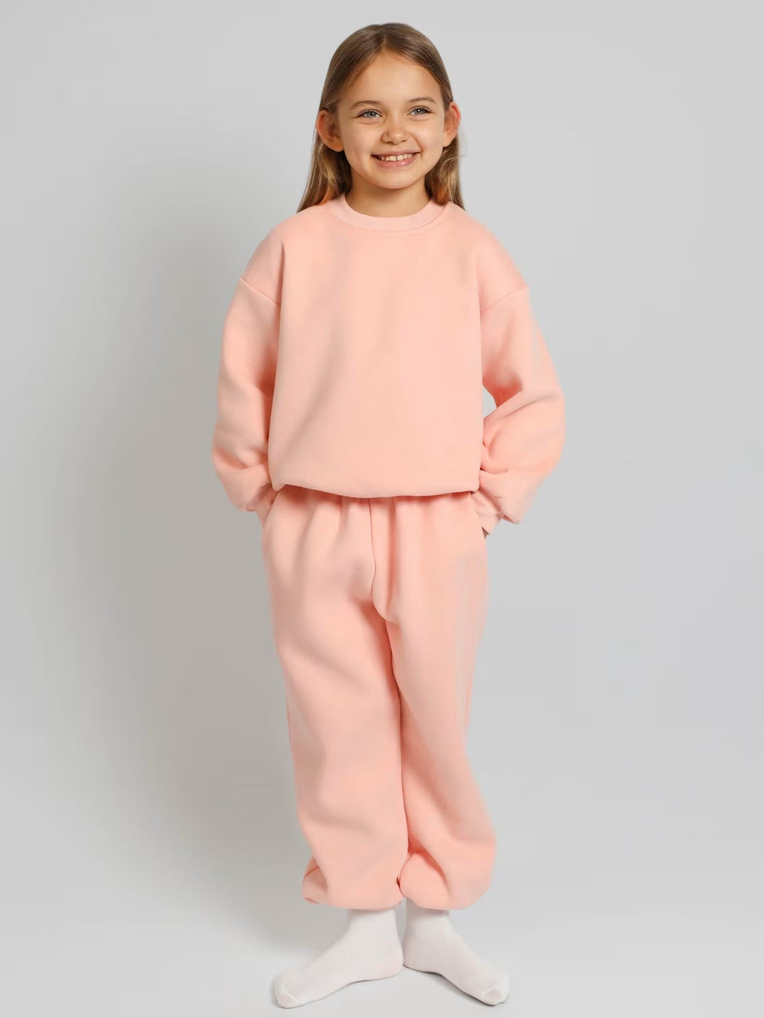 Damen lässiges Sweatshirt und Jogginghose-Set Heidi-Mode