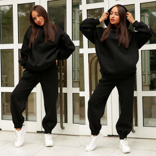 Heidi-Mode | Zweiteiliges Sport Hoodie Sweatpants Set