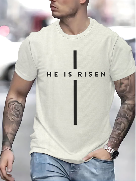 Herren T-Shirt mit christlicher Botschaft Heidi-Mode