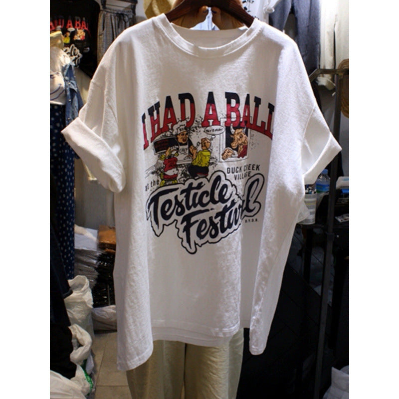 Herren lässiges Graphic-T-Shirt Heidi-Mode