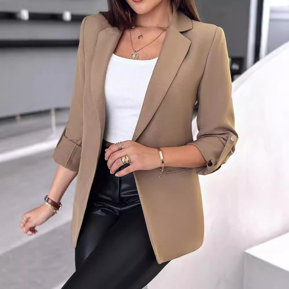 Damen Eleganter Blazer mit modischem Schnitt und praktischen Details Heidi-Mode