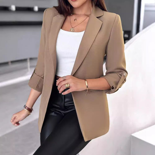 Damen Eleganter Blazer mit modischem Schnitt und praktischen Details Heidi-Mode