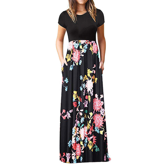 Heidi-Mode | Auffälliger Langer Rock Hot Sale Farbe Kleid