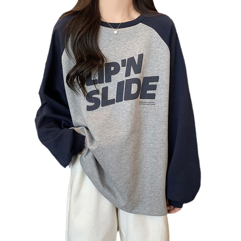 Damen Casual Graphic Raglan Sweatshirt Heidi-Mode