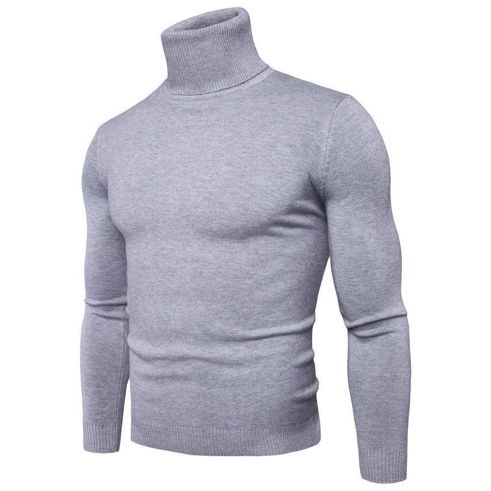 Herren Rollkragenpullover aus weichem Feinstrick Heidi-Mode
