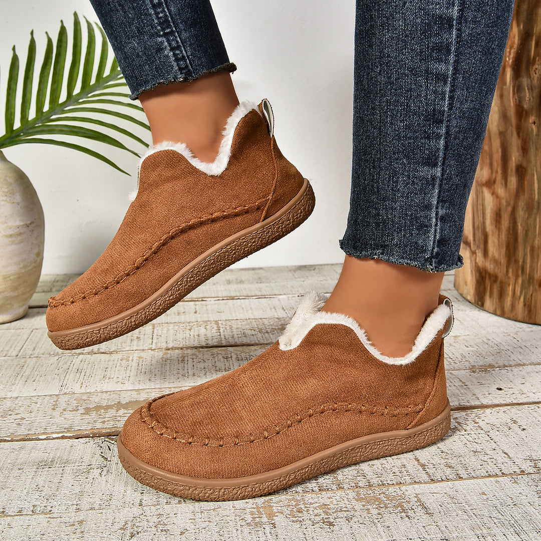 Damen Clog-Schuhe mit kuscheligem Innenfutter und rutschfester Sohle Heidi-Mode
