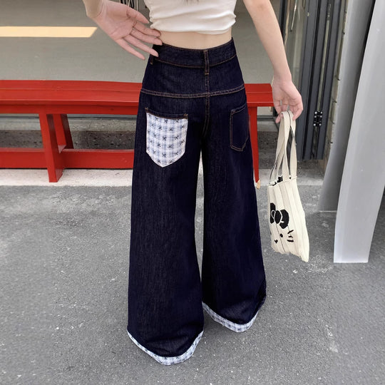 Damen Weite Jeanshose Heidi-Mode