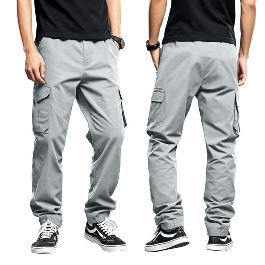 Herren Cargo-Hose mit vielseitigen Taschen und flexiblem Schnitt Heidi-Mode