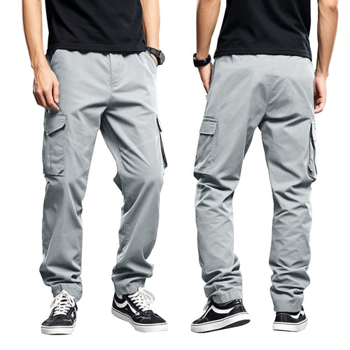Herren Cargo-Hose mit vielseitigen Taschen und flexiblem Schnitt Heidi-Mode