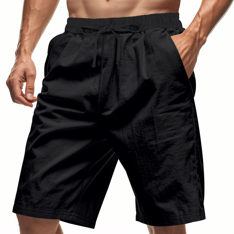 Herren bequeme Cargo-Shorts mit elastischem Bund und großzügigen Taschen Heidi-Mode