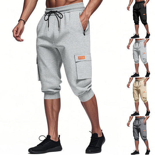 Herren Cargo-Shorts mit elastischem Bund und praktischen Seitentaschen Heidi-Mode
