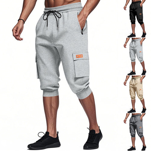 Herren Cargo-Shorts mit elastischem Bund und praktischen Seitentaschen Heidi-Mode