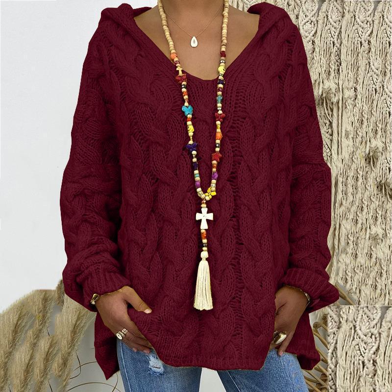 Heidi-Mode | V-strick Hoodie