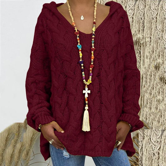 Heidi-Mode | V-strick Hoodie
