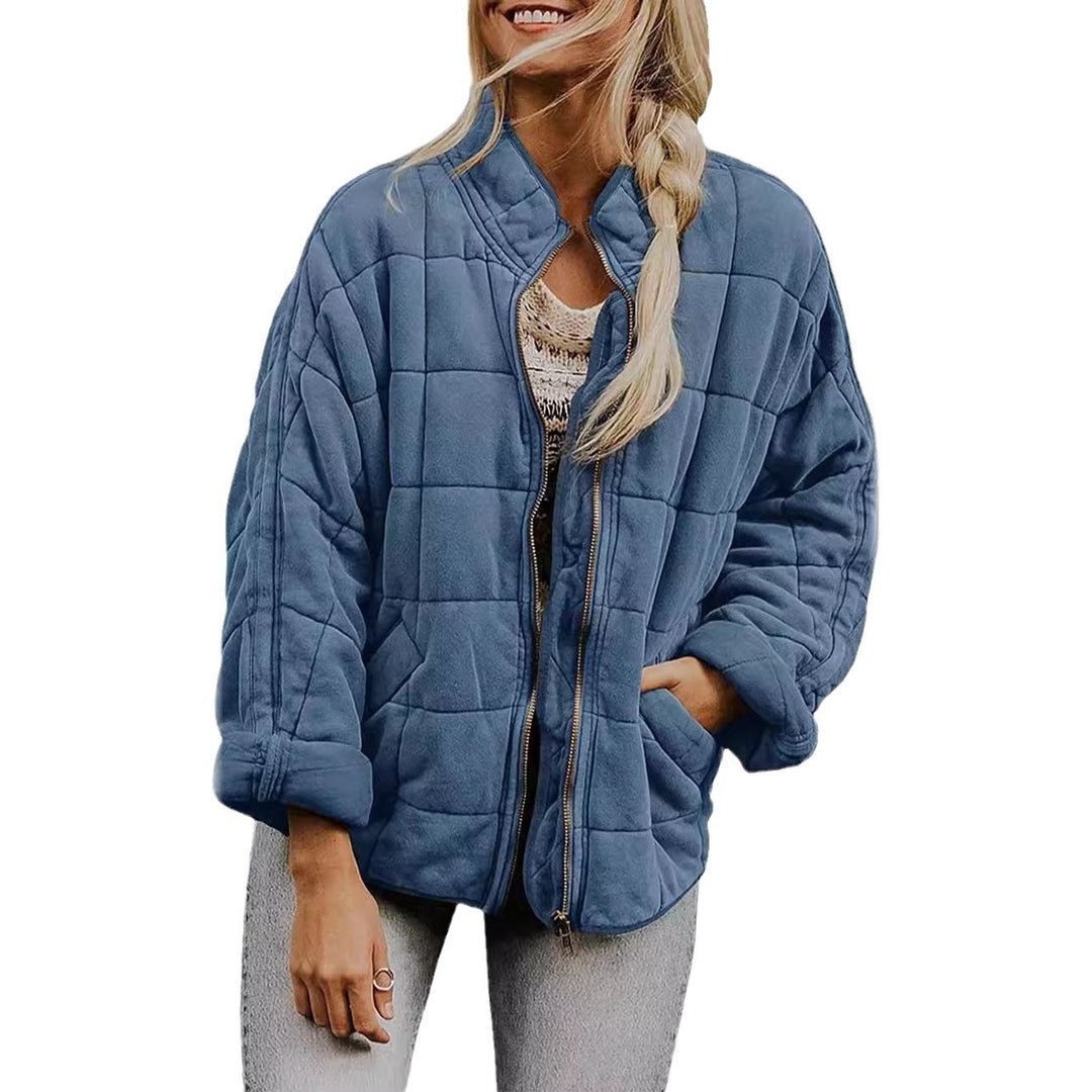 Damen Quilted Jacke mit praktischen Taschen und schnittfestem Design Heidi-Mode