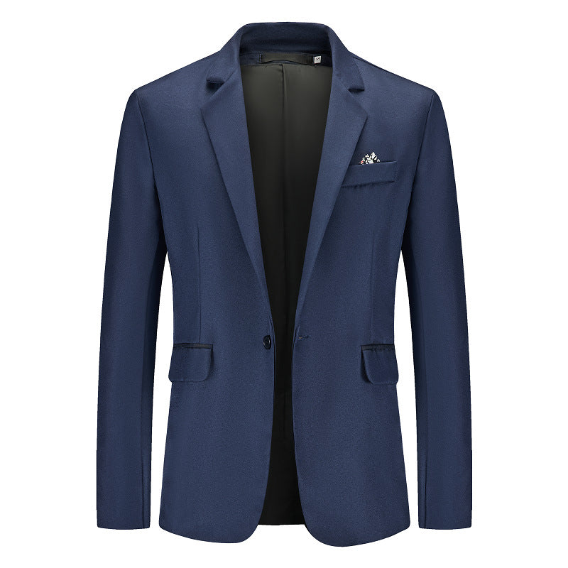 Herren Eleganter Anzugblazer mit feiner Struktur und modernem Schnitt Heidi-Mode