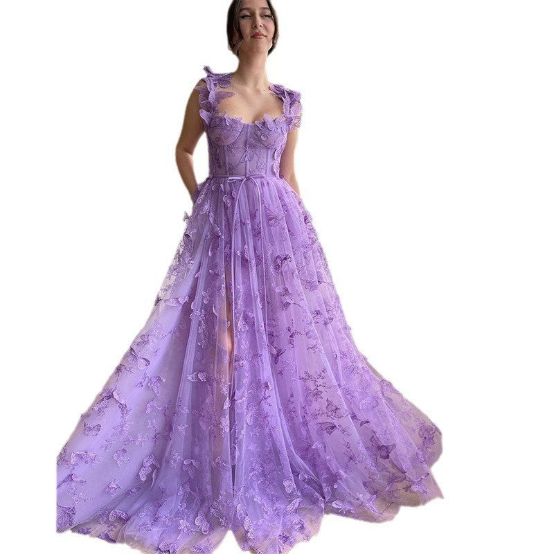 Heidi-Mode | Chic Schlitz Braut Party Strand Kleid