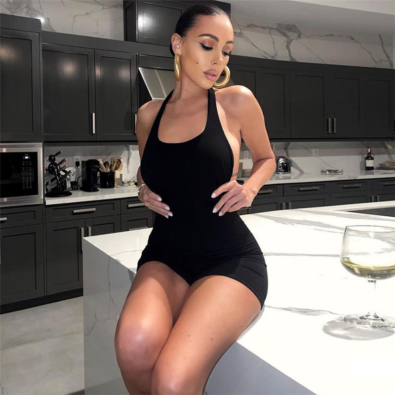 Heidi-Mode | Sexy Halsband Jumpsuit