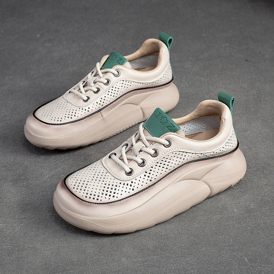 Damen Sneaker mit atmungsaktiver Netzoberfläche und dämpfender Sohle Heidi-Mode