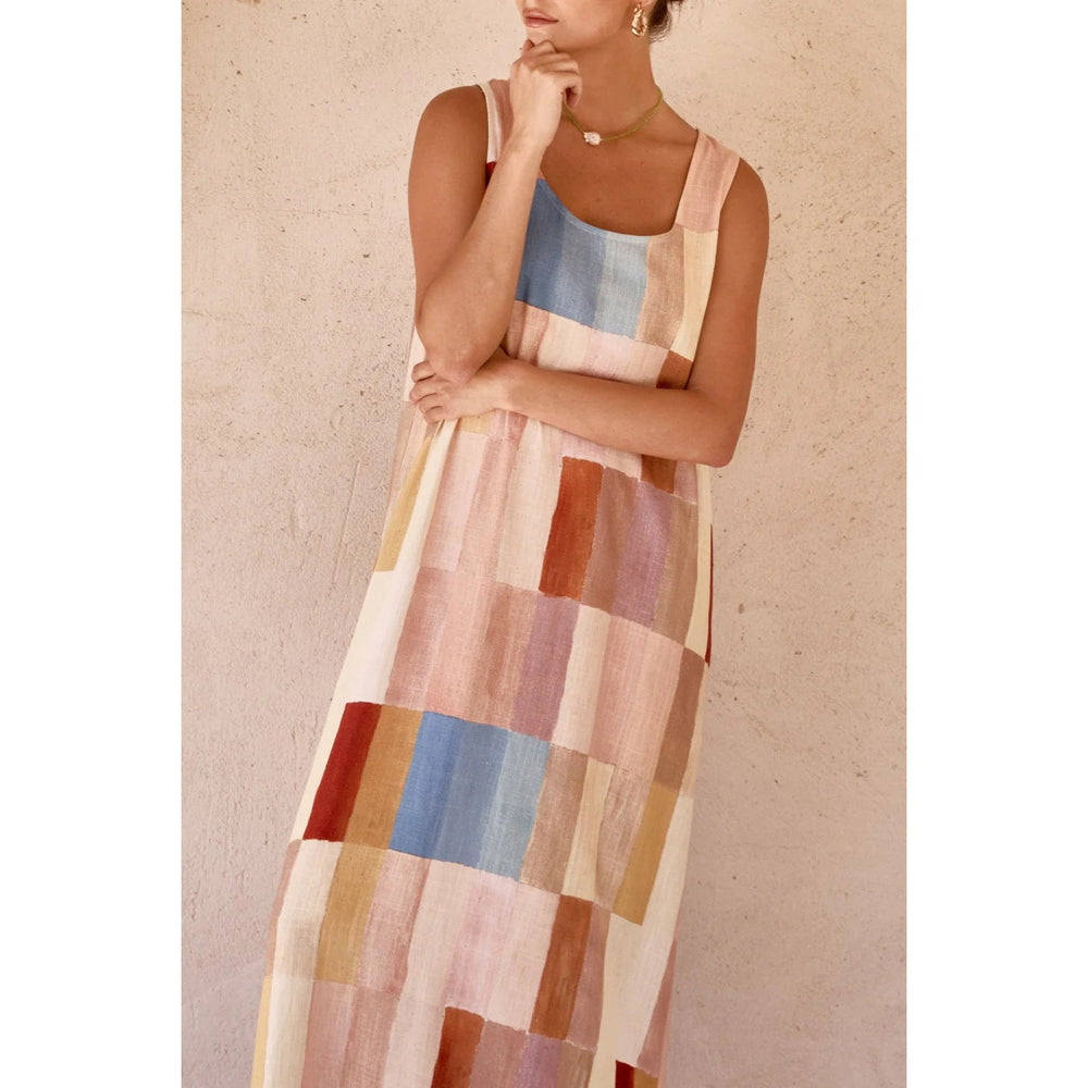 Heidi-Mode | Träger Riss Mode Kleid Lässig Loose Urlaub Frauen Kleidung Kleid