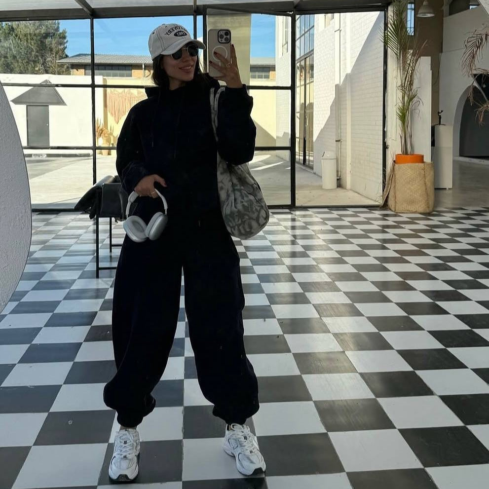 Damen entspannter Oversized Jogginganzug Heidi-Mode