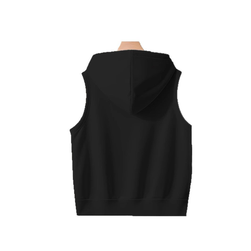 Damen sportliche Kapuzenweste mit Reißverschluss und praktischen Taschen Heidi-Mode