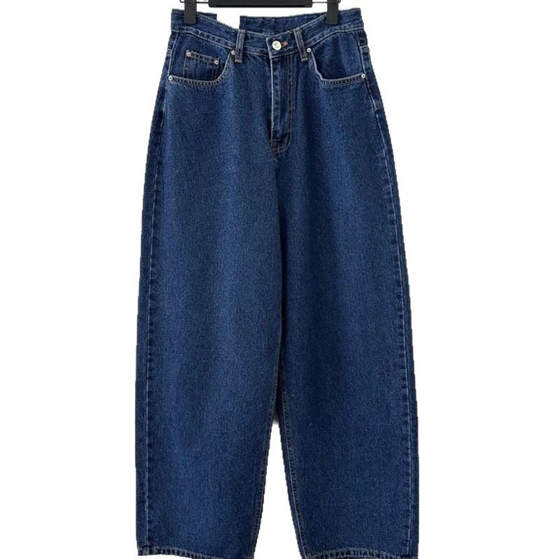 Damen Hochtaillierte Baggy-Jeans Heidi-Mode